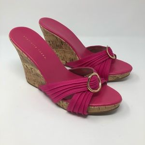 Charlotte Russe cork wedge heel 9 M